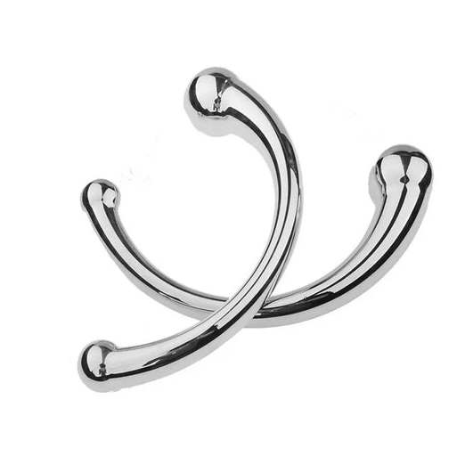 Anal Stainless Double Ended Hook 5858 Elegant Steel 0214